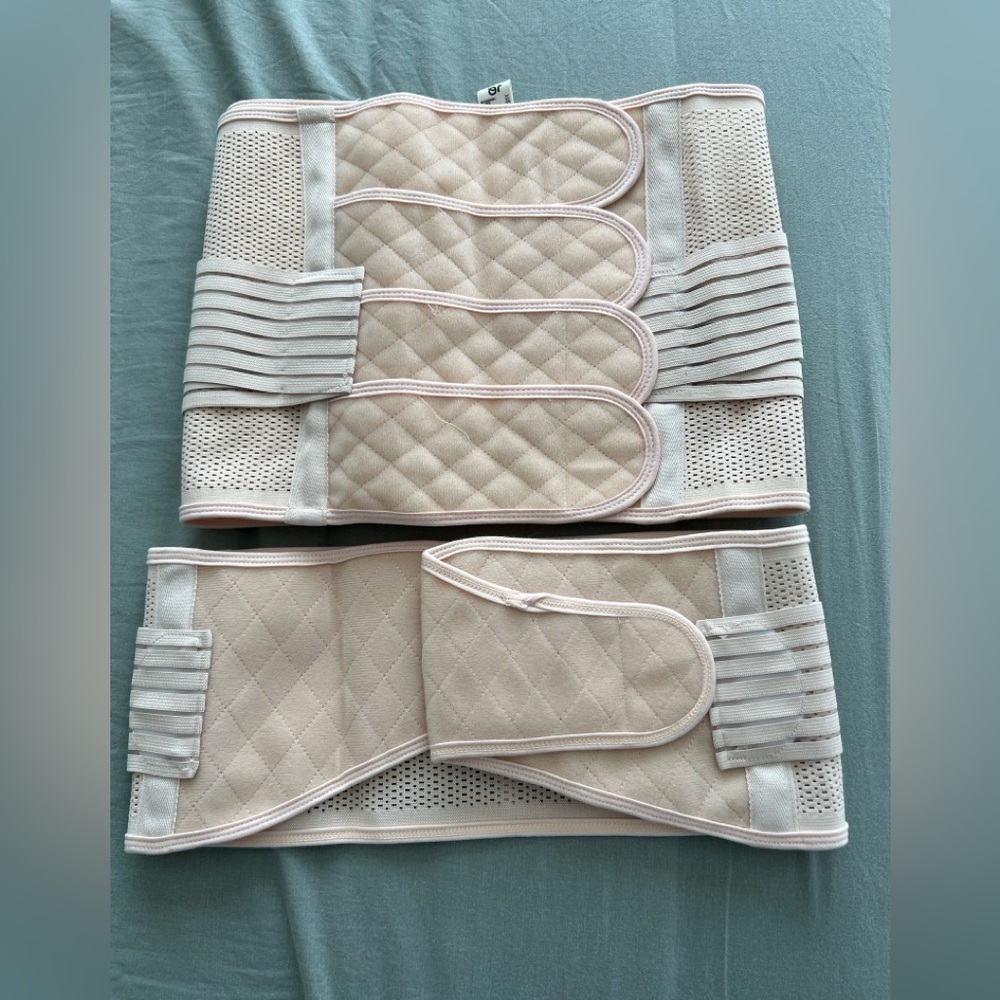 Lower Back and pelvis support set. Two pieces. Brand new.